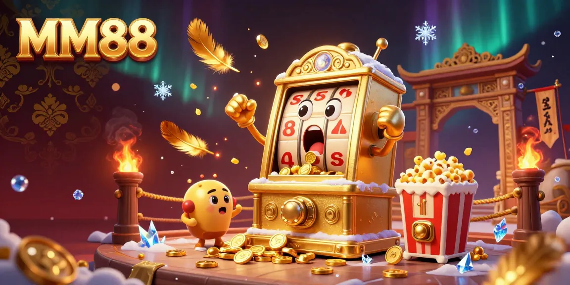 Celebrate your victory with MM88, as the jackpot flows from the excited slot machine.