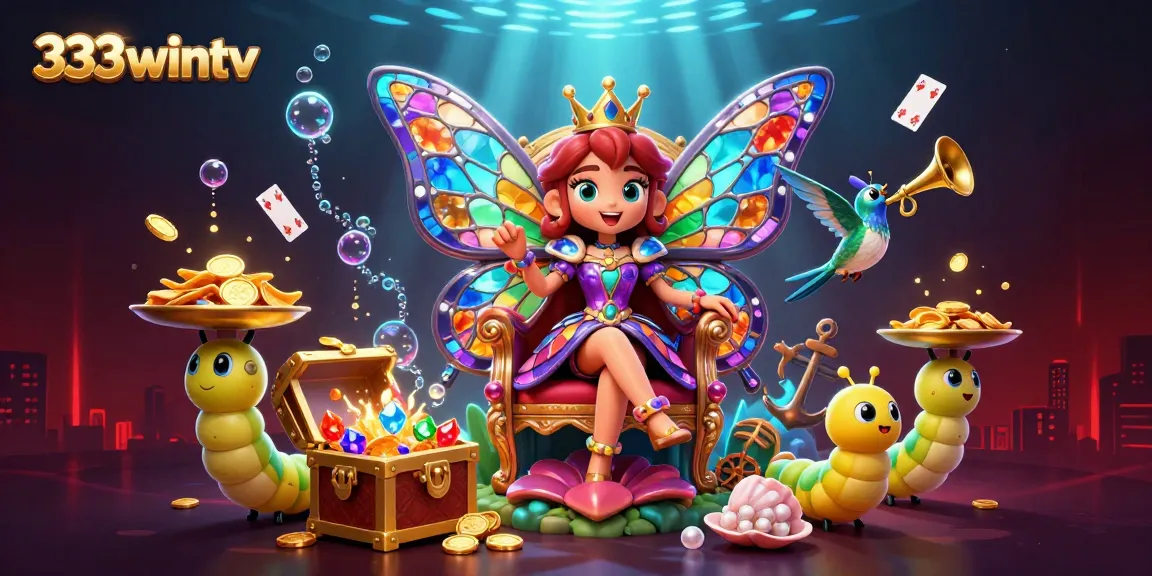 Experience the thrilling world of 333wintv with colorful casino elements and dynamic characters.