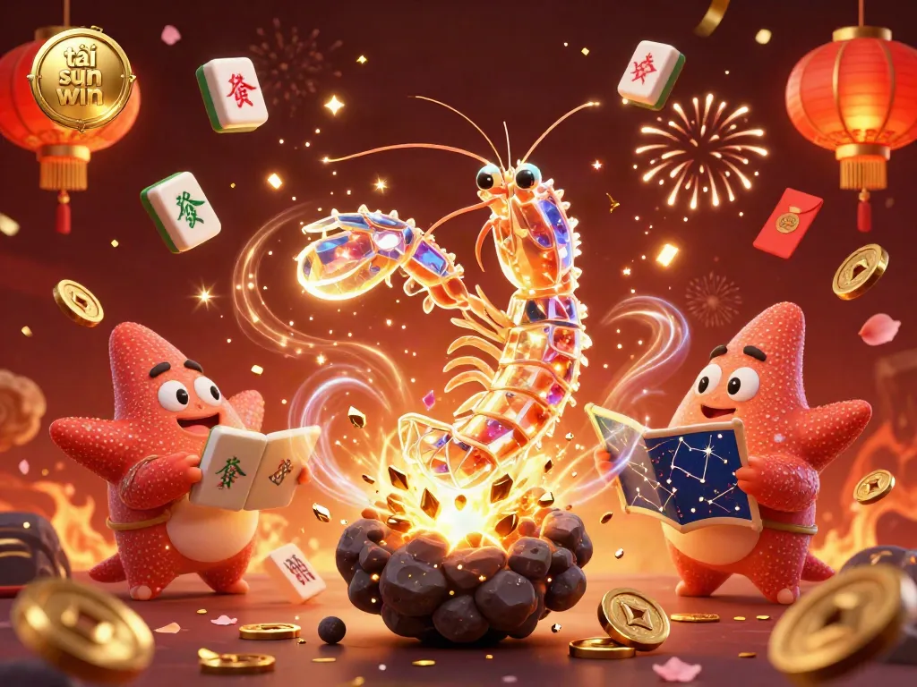 Experience the excitement of tải sun win as a galactic mantis shrimp fights through an asteroid shower of gems and coins in an immersive casino world.