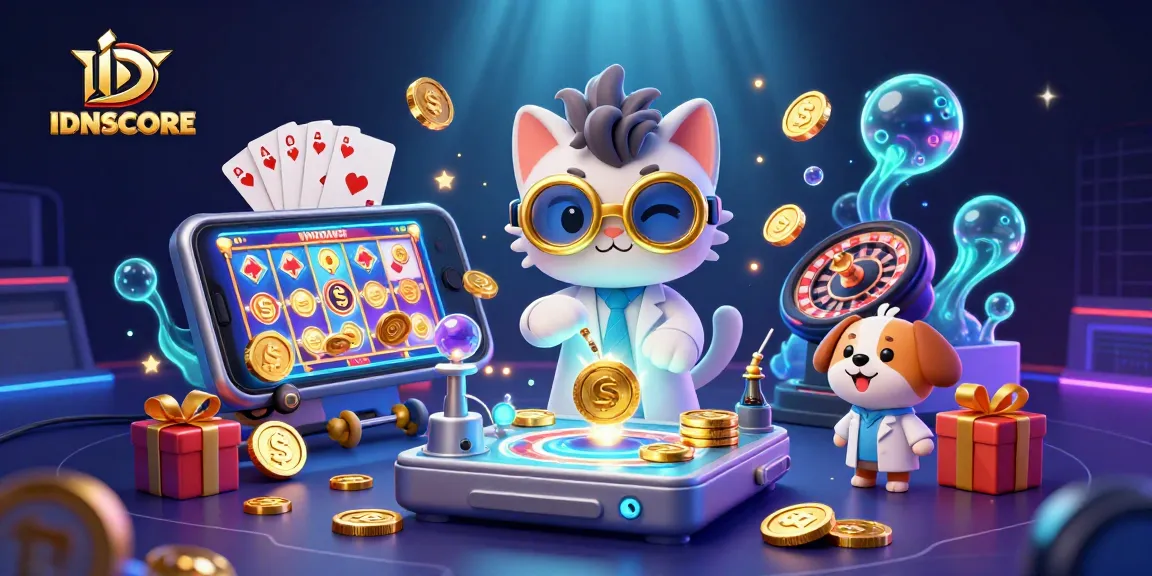 Win big at IDNSCORE with thrilling casino games and vibrant slot machines in action.