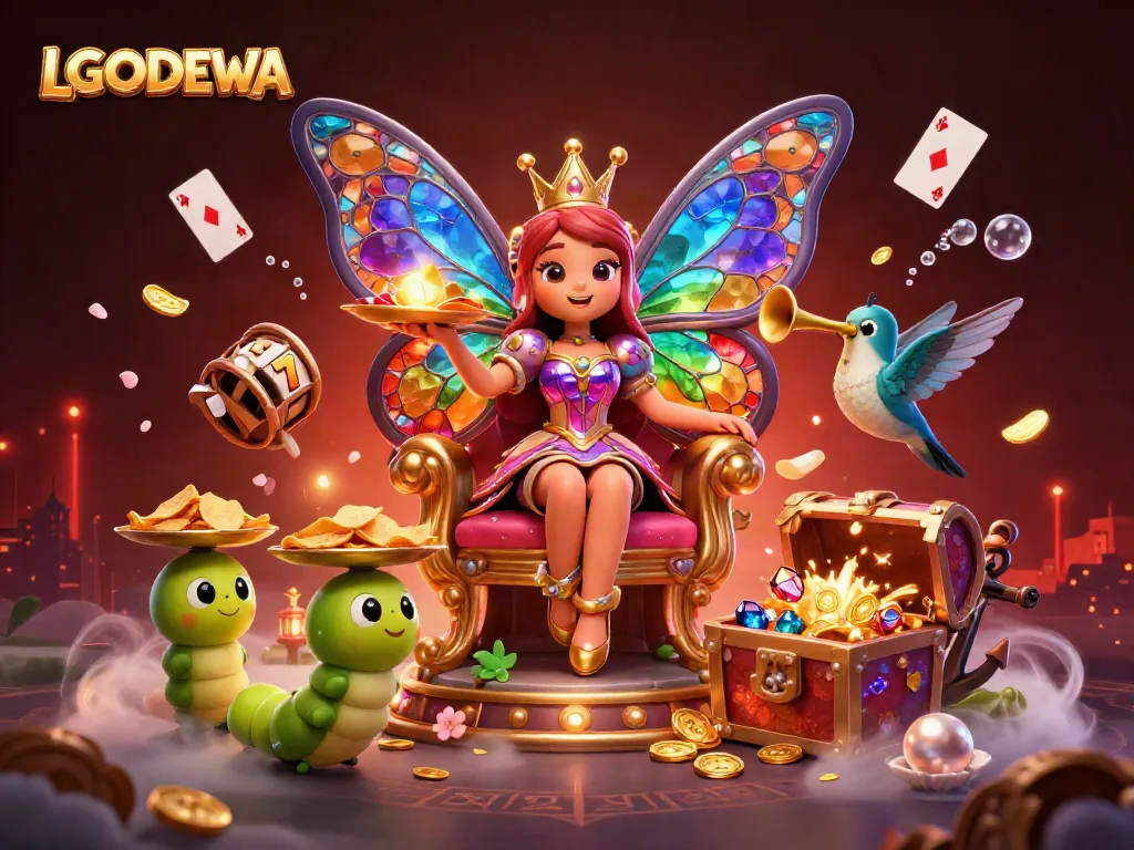 Experience thrilling gameplay at LGODEWA with vibrant slot machines featuring lucky 7s amidst rich treasures.