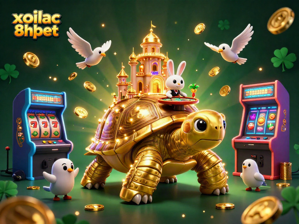 Experience winning moments at xoilac 8xbet with a vibrant casino-themed digital art scene.