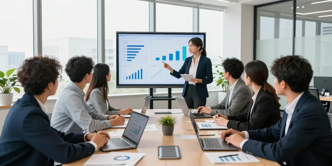 Team collaborating in a modern office, showcasing effective IT support for business strategies and innovations.
