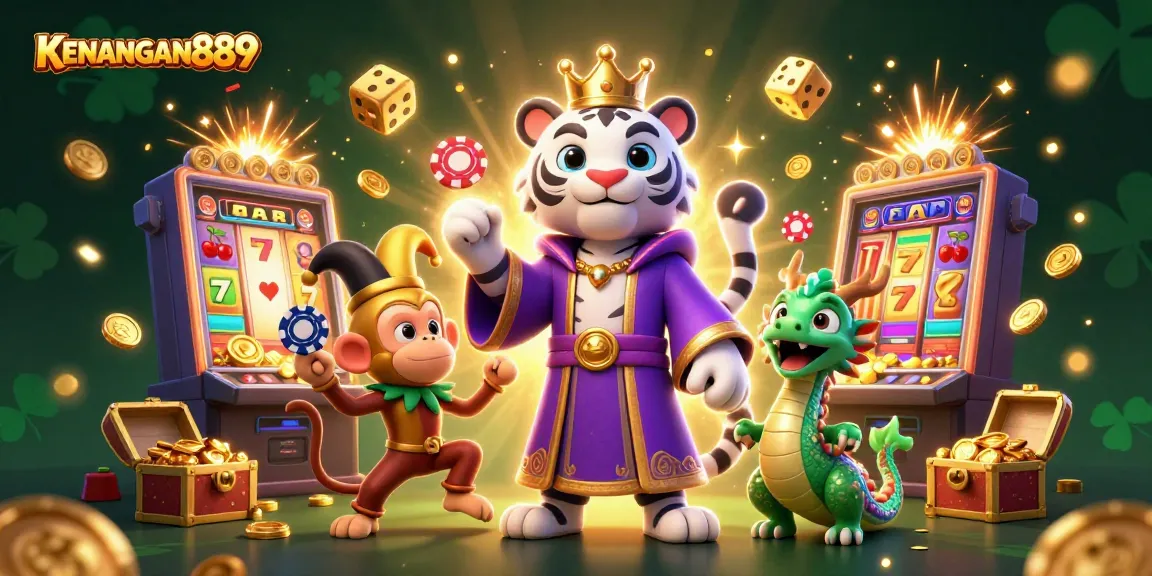 Experience jackpot excitement with KENANGAN889 in a vibrant 3D casino adventure!