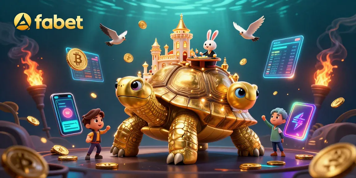 Experience fabet's thrilling 3D casino adventure with golden elements and vibrant graphics.