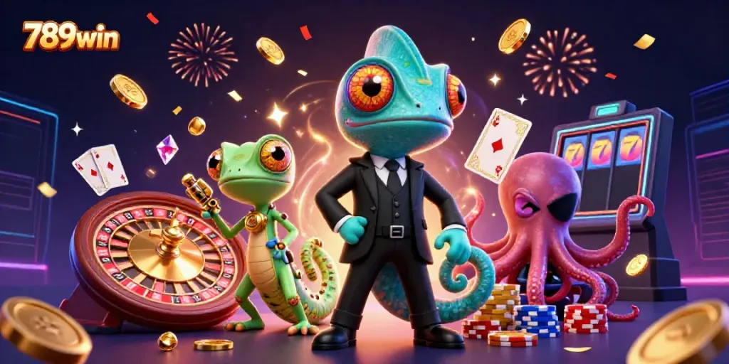 Engage with the vibrant 789win casino experience featuring action-packed 3D characters and golden rewards.
