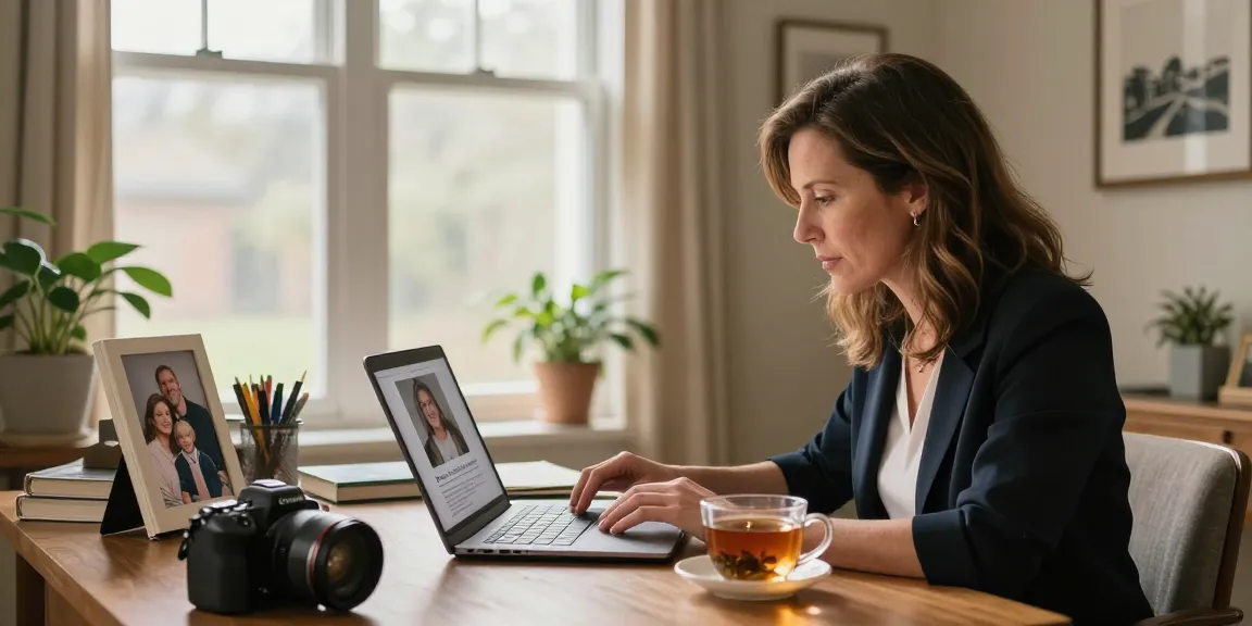 Diving into the truth about the obituary of Debby Clarke Belichick in a serene home office context.