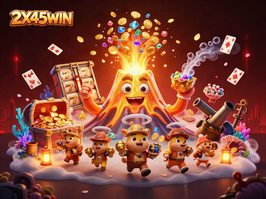 Deposit dengan 2X45WIN dan menangkan harta karun dari mesin slot!