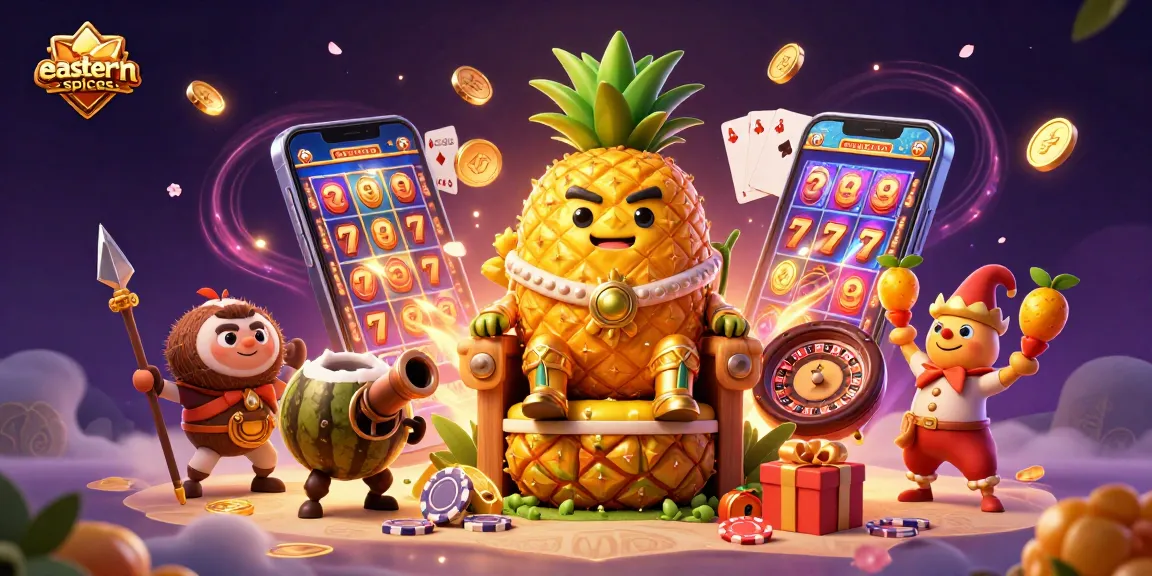 Join the excitement at easternspices with vibrant golden pineapple king and engaging slot game action.