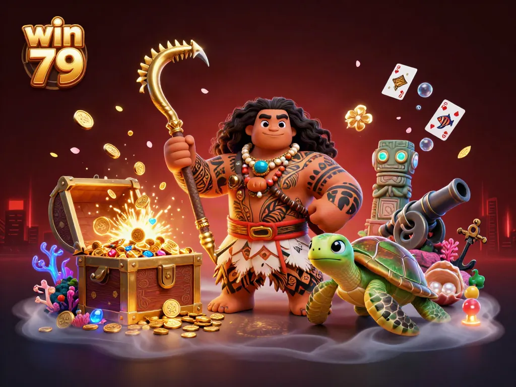 Experience the adrenaline of win 79 with enchanting characters in a vibrant casino-themed world.