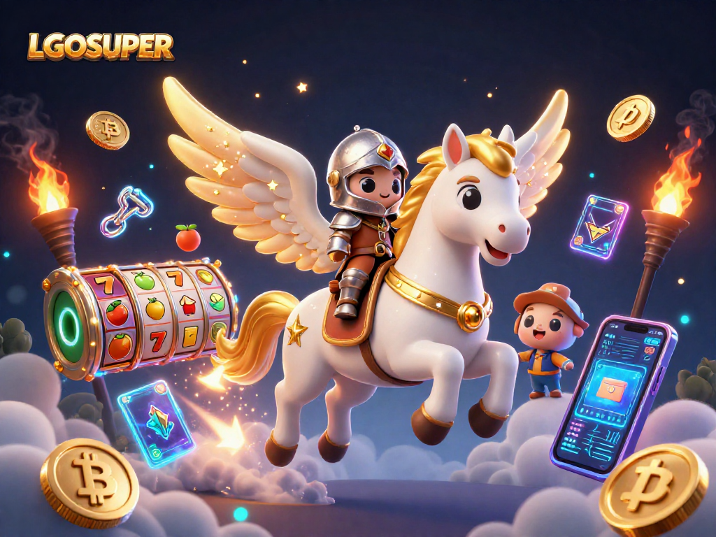 Experience LGOSUPER's vibrant slot gaming with modern visuals and engaging characters.