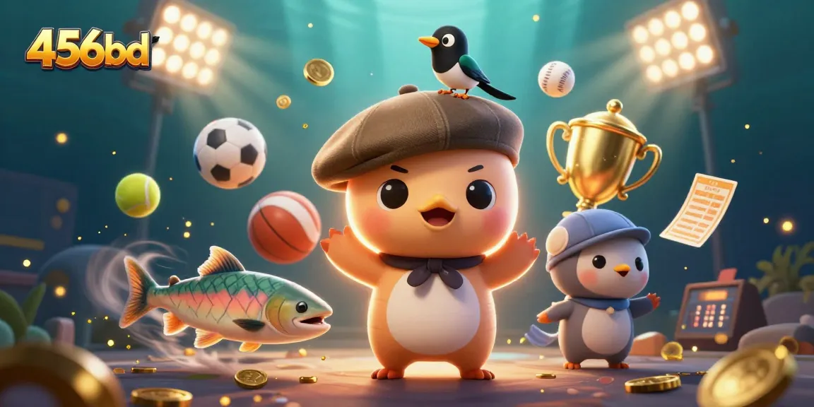 Engage with 456bd's colorful casino adventure, featuring Nessie and dynamic sports elements.