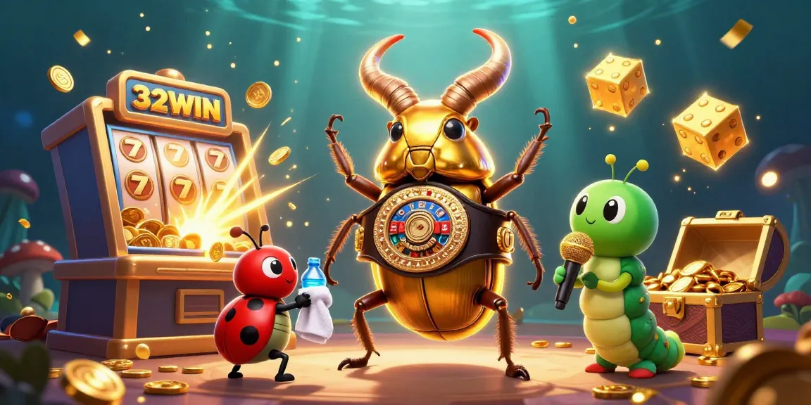 32WIN brings excitement to players with a vibrant casino scene featuring a dynamic showdown.