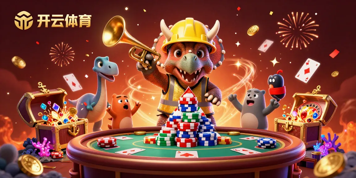 Experience the excitement at 开云体育 with a lively 3D illustration featuring joyous characters celebrating casino wins.
