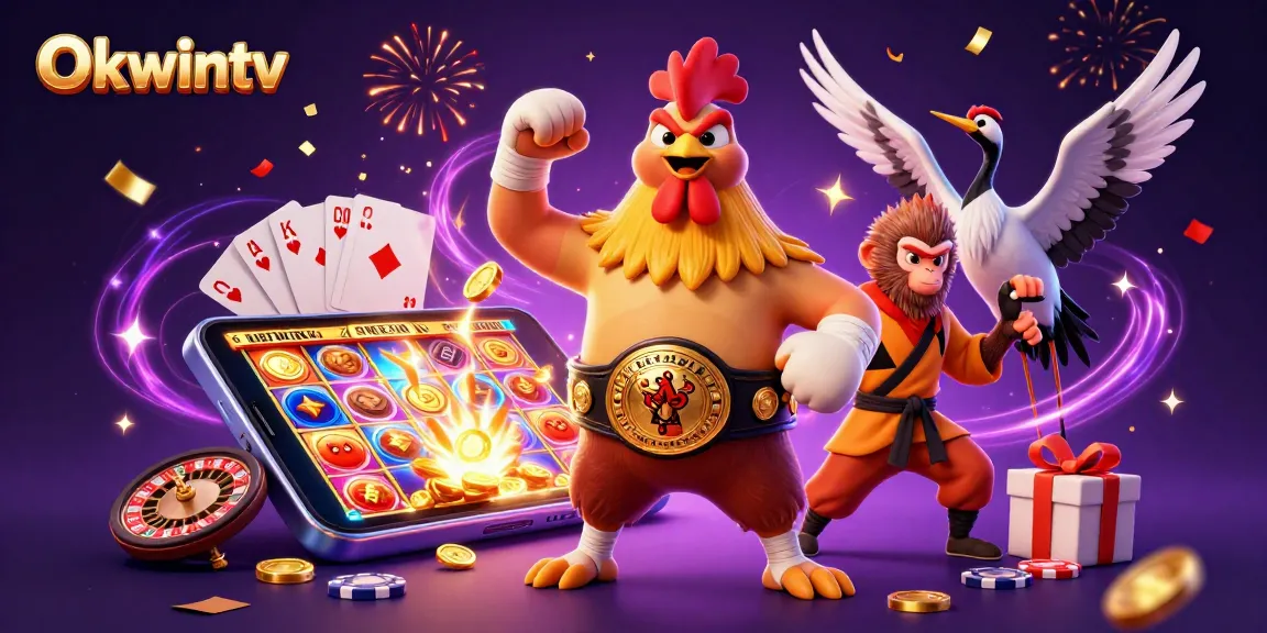Elevate your betting game with Okwintv's vibrant casino atmosphere and dynamic characters.