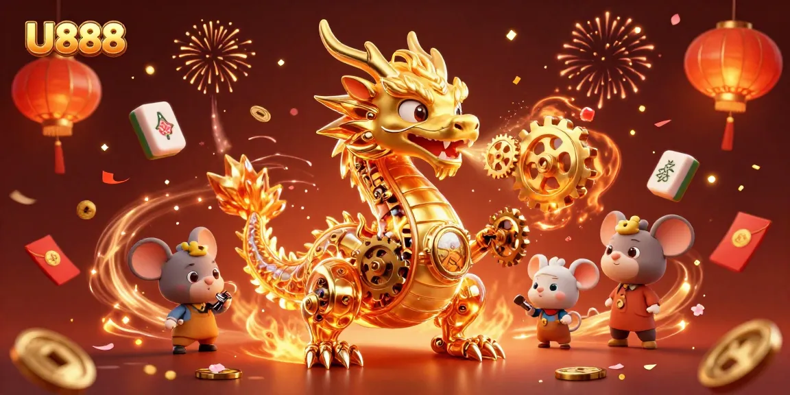 Experience thrilling gameplay at U888 with immersive casino elements and festive visuals.